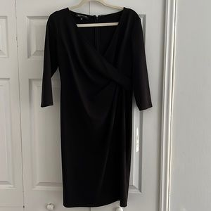 Anne Klein wrap front knit dress